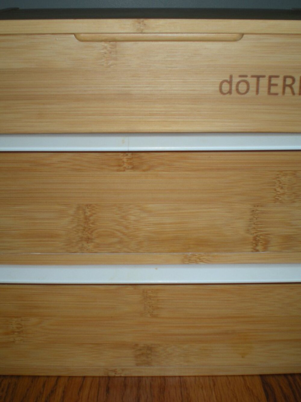 Doterra Bamboo 2 Drawer Box Essential Oil Storage Holder Holds 88 Bottles